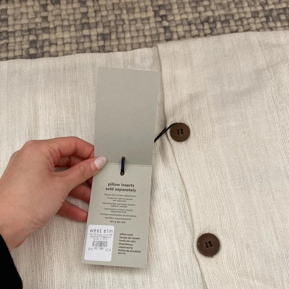West Elm Pillow Cover - NWT